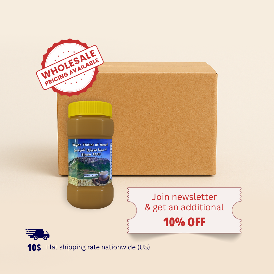 Bayaze Tahini – Case of 6 Jars (24 oz)