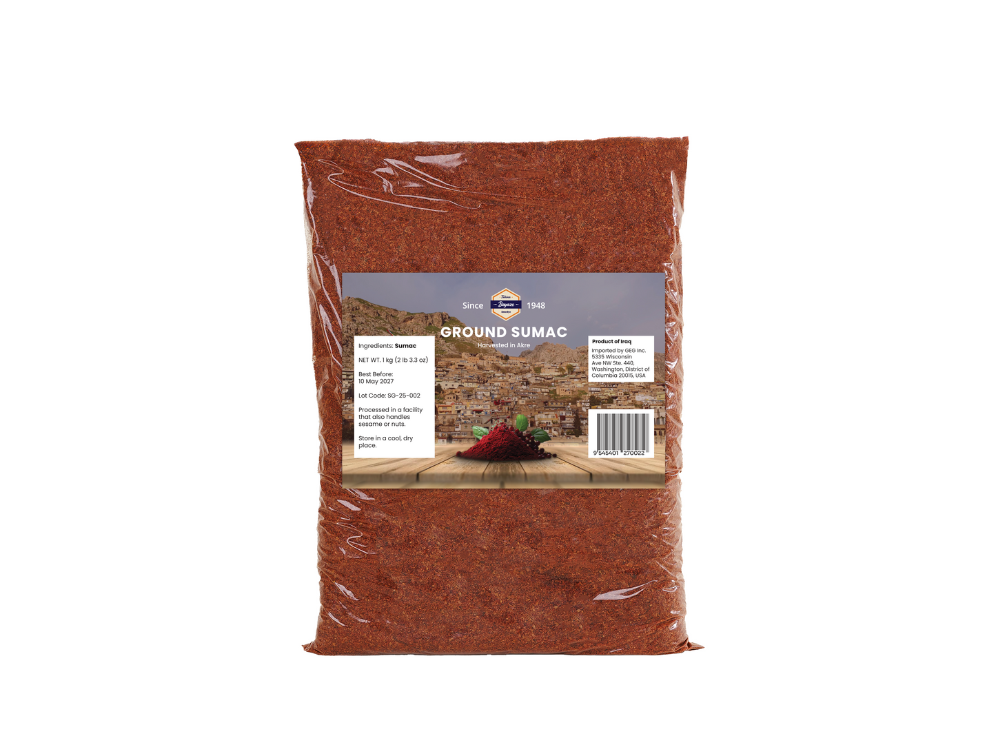 Ground Sumac - 1 kg (2.2 lb)